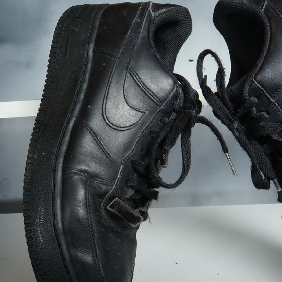 Nike Air Force 1 '82 Black low-top sneakers - 314192-009 | 6Y - Picture 5 of 11